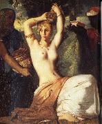 Theodore Chasseriau Esther Preparing to Appear before Ahasuerus Sweden oil painting artist